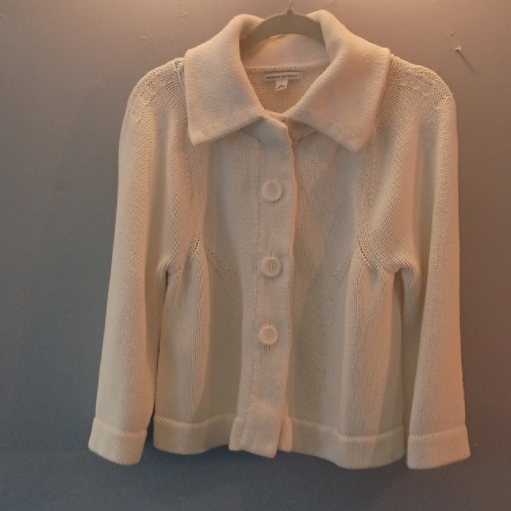 Banana Republic Cream Cardigan Sweater Timeless Design